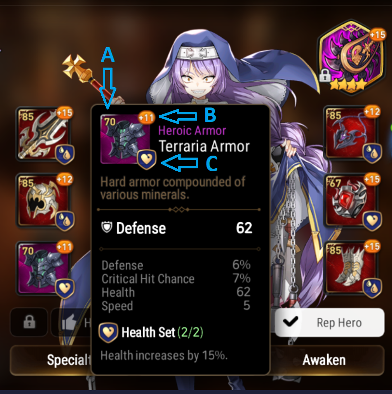 Equipment Guide Epic Seven Wiki - GamePress